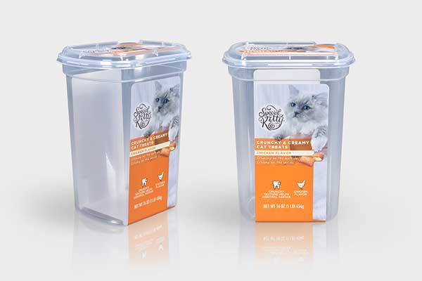 Меньшее Использование полипропилена для контейнера для хранения пищевых продуктов для домашних животных отвечает ожиданиям клиентов