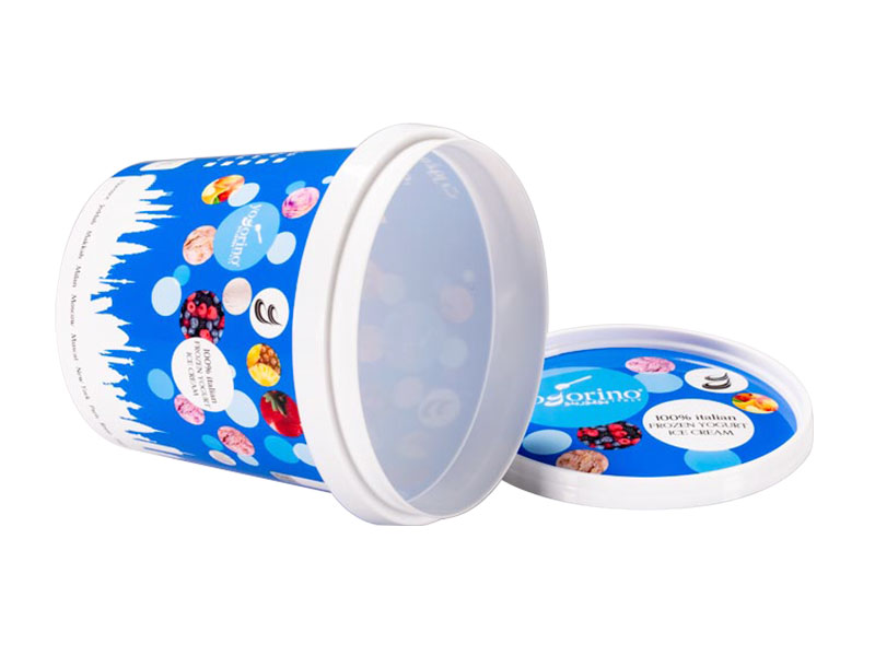 500ml round ice cream container 2