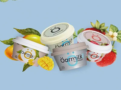 Широкое применение в форме этикеток йогурт чашки